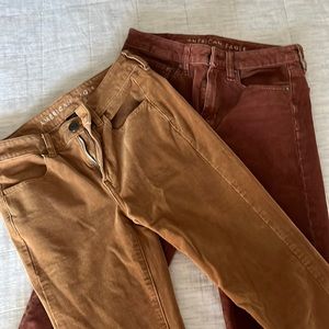 BUNDLE OF 2 AMERICAN EAGLE CORDUROY JEANS
